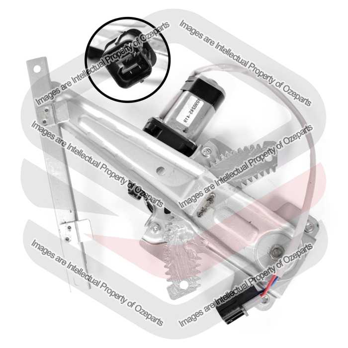 Door Window Regulator Rear (Electric With Motor)