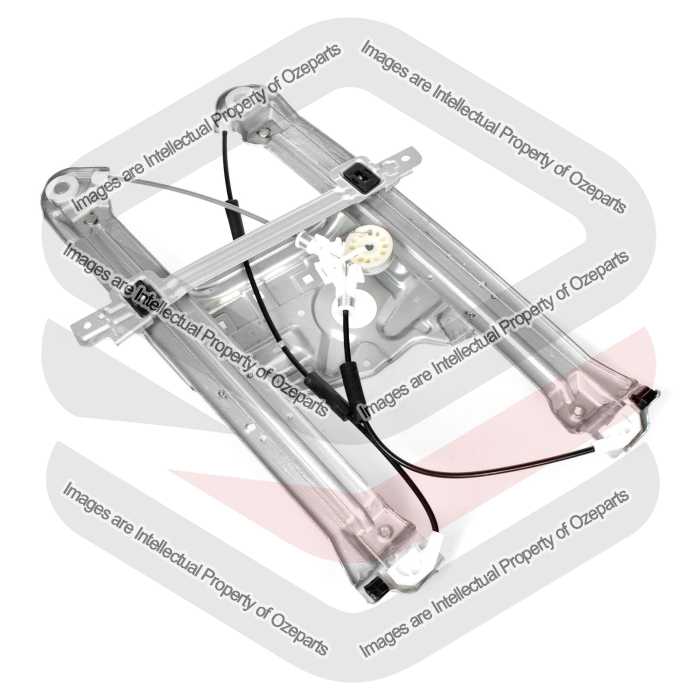 Door Window Regulator Front - WL (Electric No Motor)