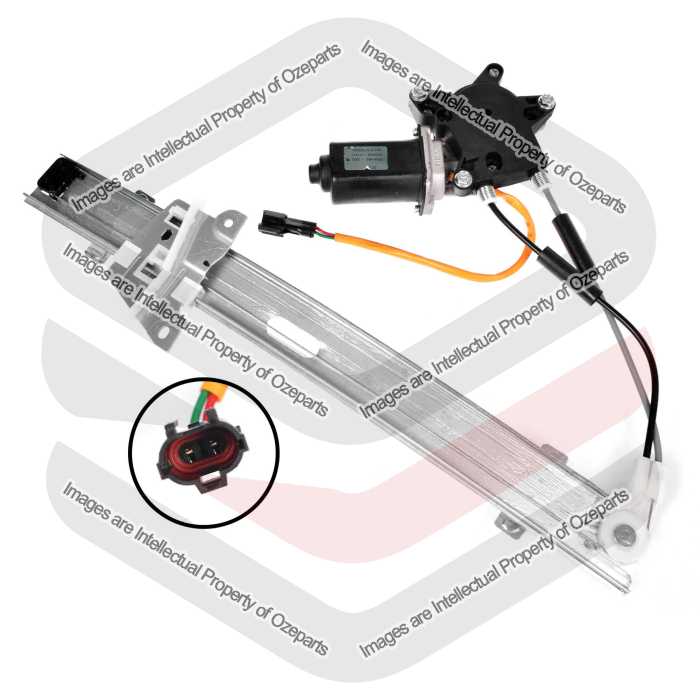 Door Window Regulator Front (Electric With Motor)