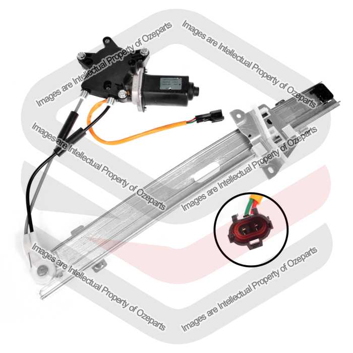 Door Window Regulator Front (Electric With Motor)