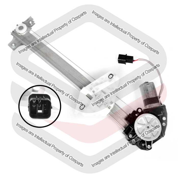 Door Window Regulator Rear (Electric With Motor)