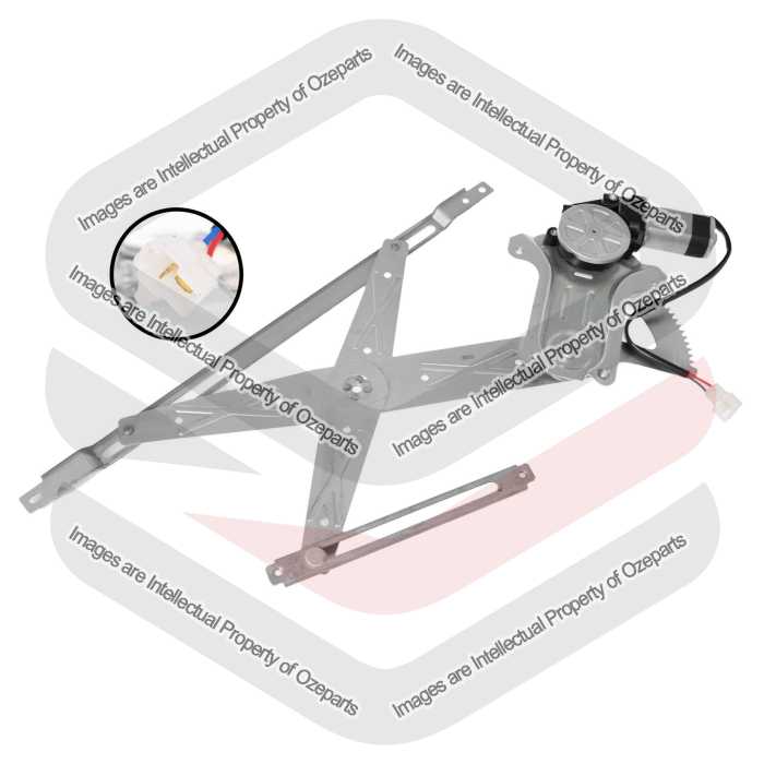 Door Window Regulator Front (Electric With Motor)