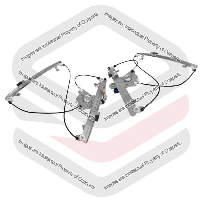 Door Window Regulator Front (Electric 2&6 Pin Motor) (SET LH+RH)