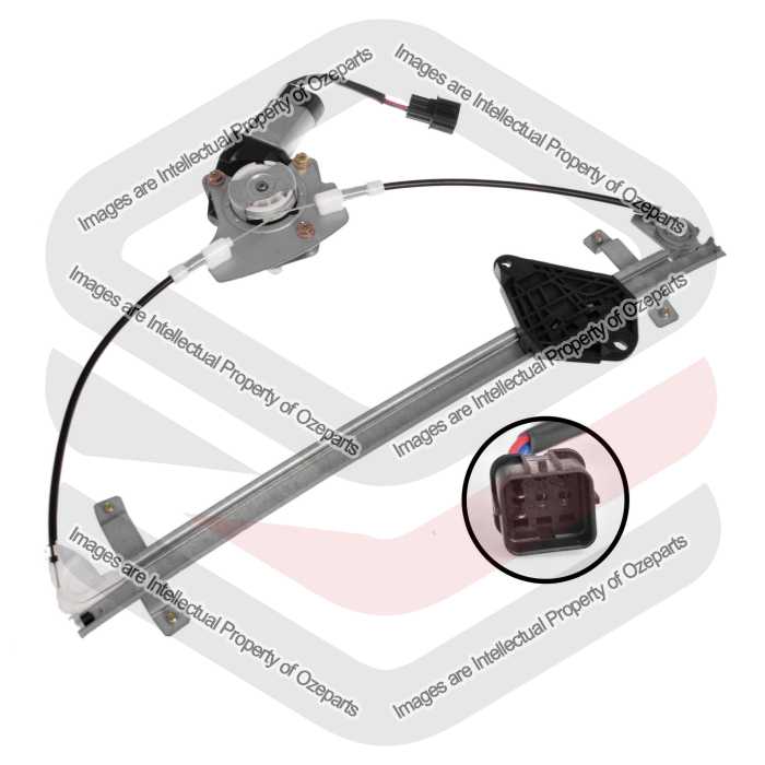 Door Window Regulator Front (Electric  2 Pin Motor)