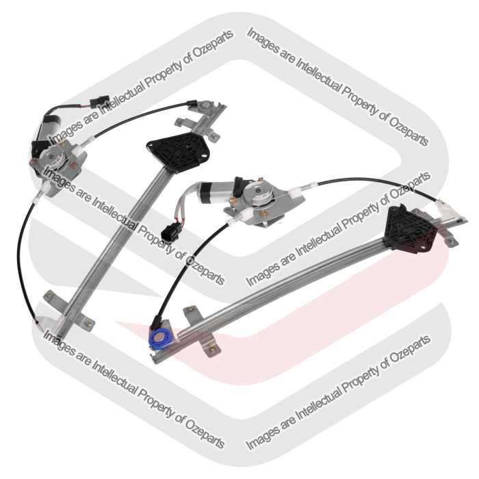 FRONT Pair LH+RH Electric Window Regulator With Motor For Subaru Outback 09~14