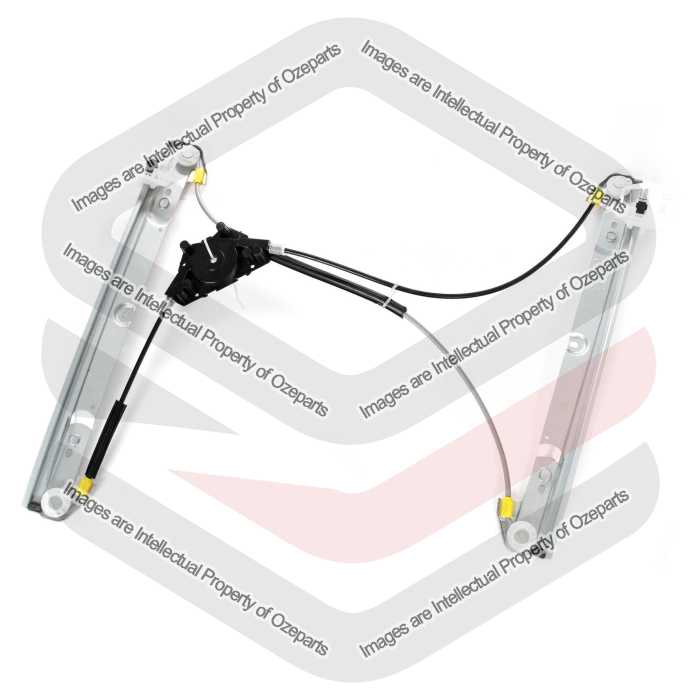 Ozeparts Fits Ford Fiesta WP WQ 3 Door Hatch 2003~2008 | Electric Power Door Window Regulator (Without Motor) | LH LHS Left Hand (Passenger Side)