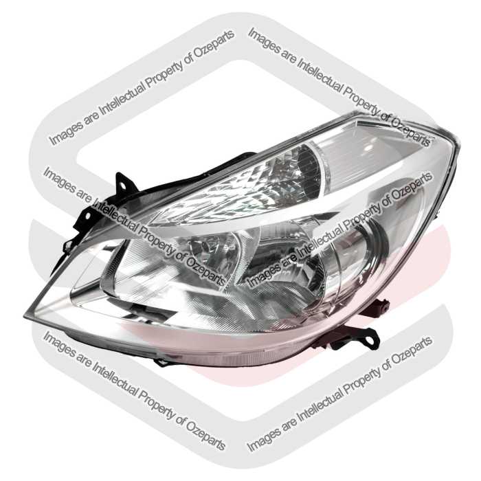 Head Lamp AM (Non Projector, Chrome)