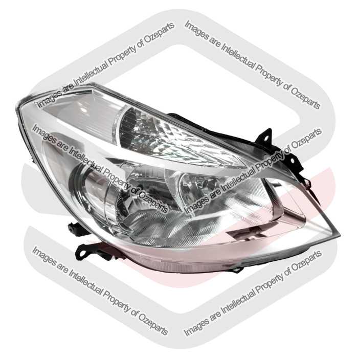 Head Lamp AM (Non Projector, Chrome)