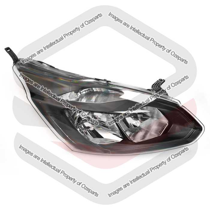 Head Light AM (Black) - Transit Custom