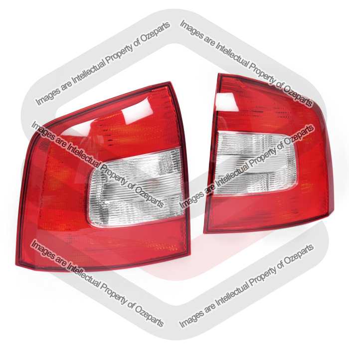Set Pair LH+RH Tail Light Lamp For SKODA Octavia 1Z Series 2 Wagon 2009~2012