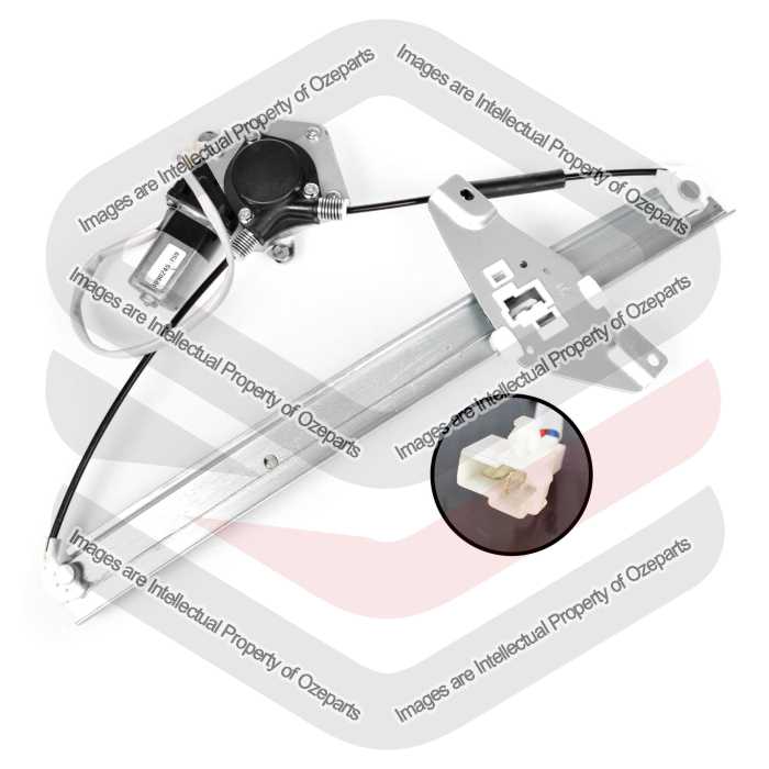 Door Window Regulator Front (Electric With Motor)