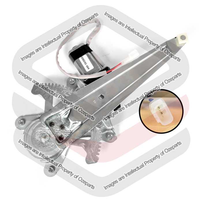 Door Window Regulator Rear (Electric With Motor)