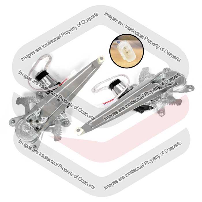 Door Window Regulator Rear (Electric With Motor) (SET LH+RH)