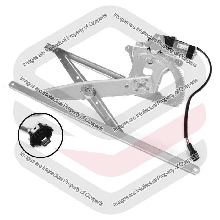 Door Window Regulator Front (Electric With Motor)