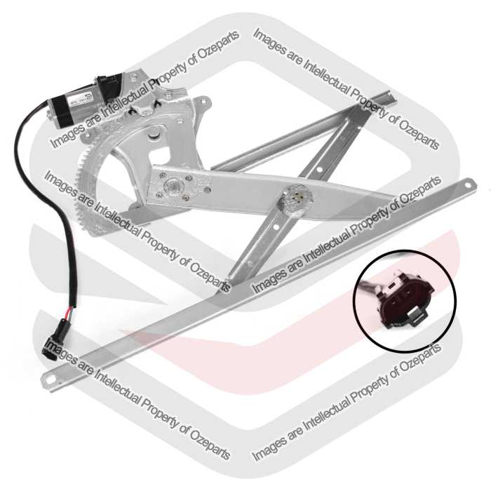 Door Window Regulator Front (Electric With Motor)