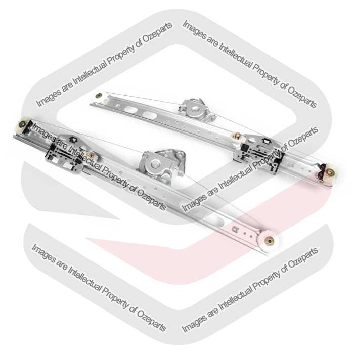 Ozeparts Fits Mercedes Benz M Class ML 1998~2005 | REAR Electric Power Door Window Regulators (Without Motor) | Pair of LH Left Hand + RH RHS Right