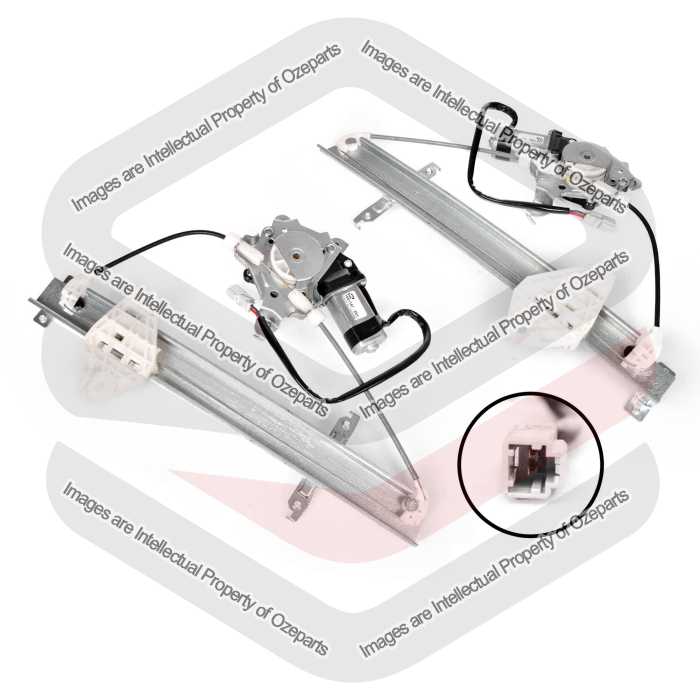 Door Window Regulator Rear (ELECTRIC WITH MOTOR) (SET LH+RH)