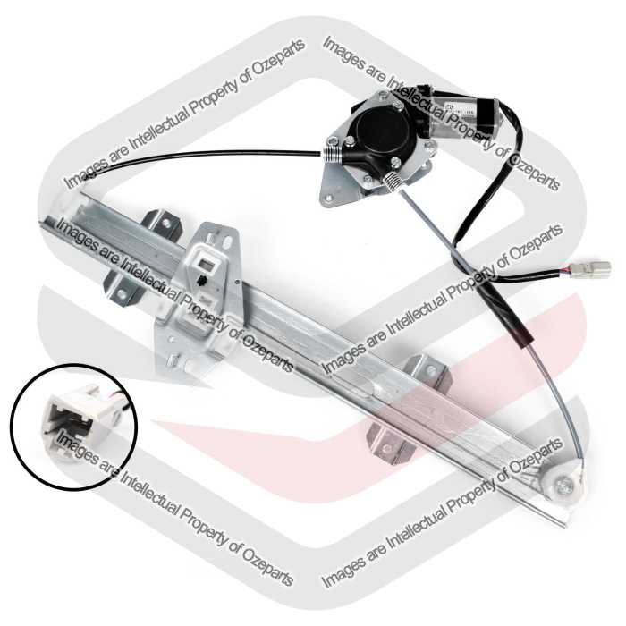 Door Window Regulator Front (Electric With Motor - 2 Pin)