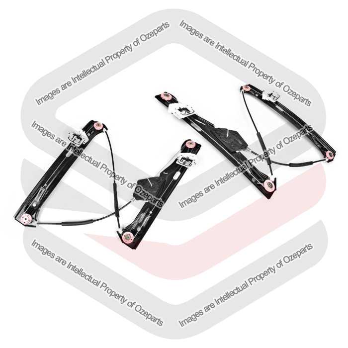 Door Window Regulator Front - 5 Door (Electric No Motor) (SET LH+RH)