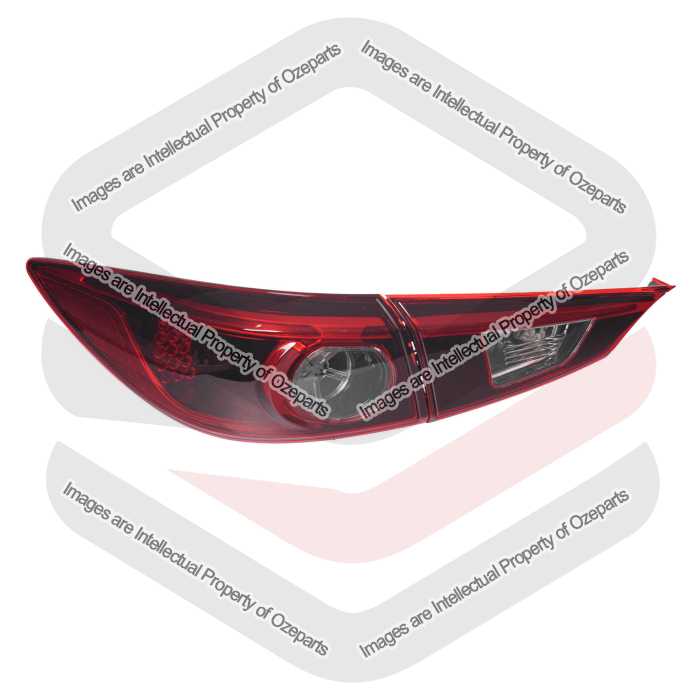 Tail Light + Rear Garnish AM Sedan (LED Type) (SET 2)