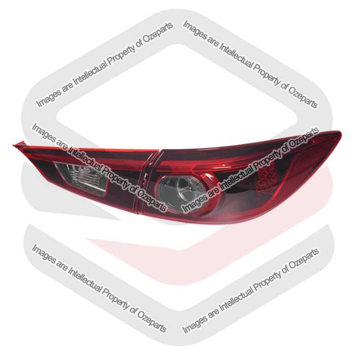 Tail Light + Rear Garnish AM Sedan (LED Type) (SET 2)