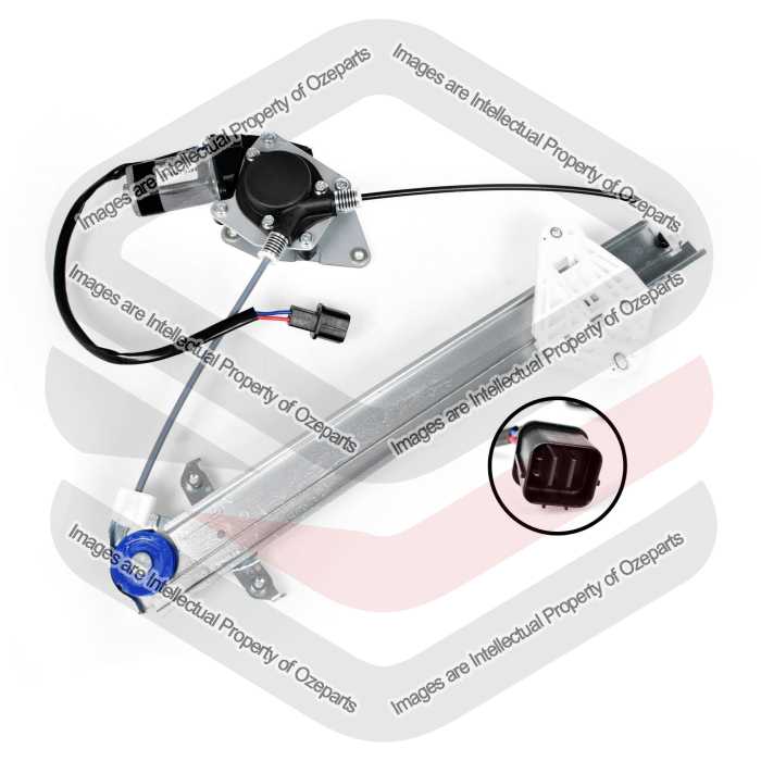 Door Window Regulator Rear (Electric With 2 Pin Motor)