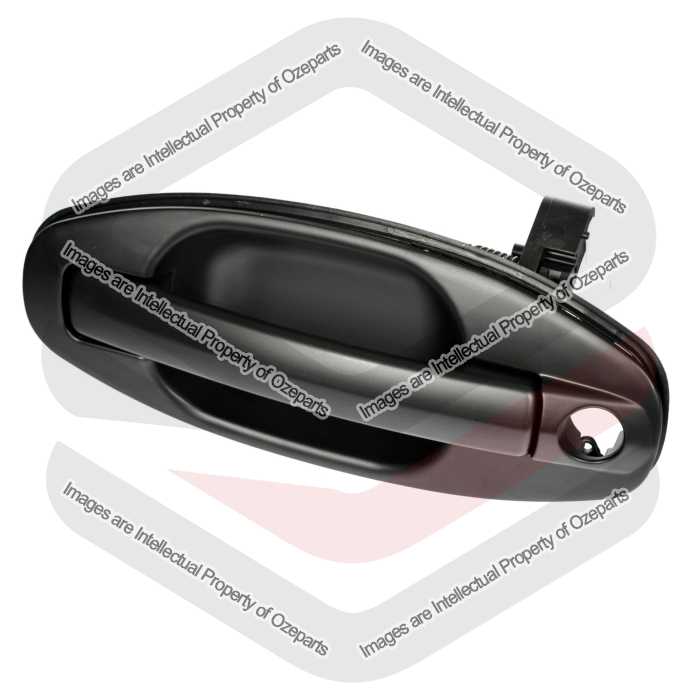 Door Handle Outer   Front (Smooth Black)