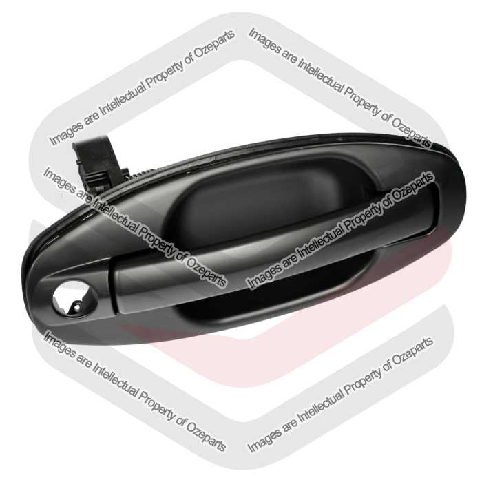 Door Handle Outer   Front (Smooth Black)