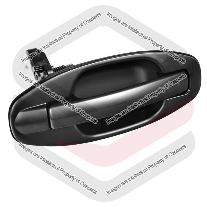 Door Handle Outer   Rear (Smooth Black)