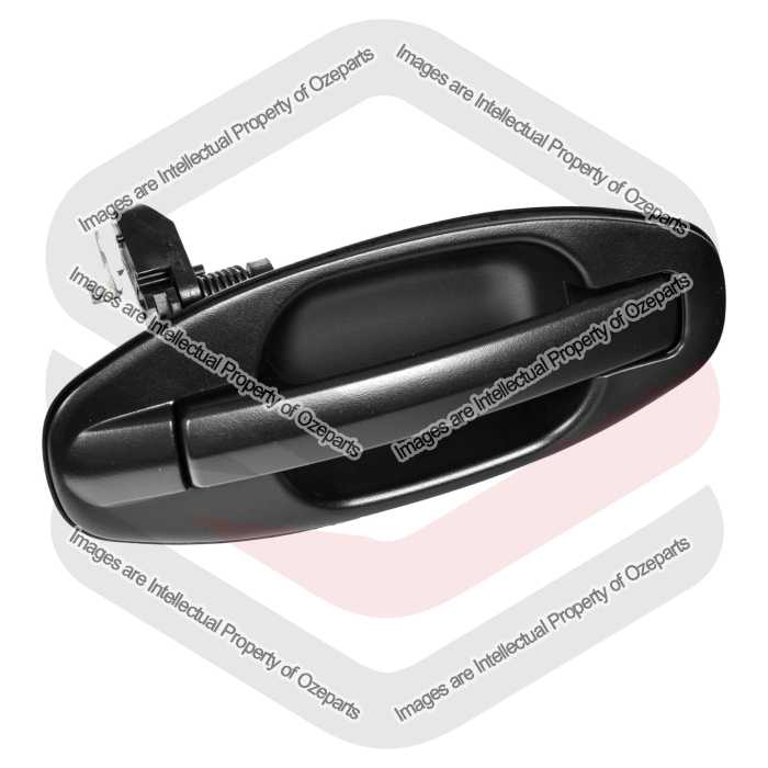 Door Handle Outer  Rear (Texture Black)