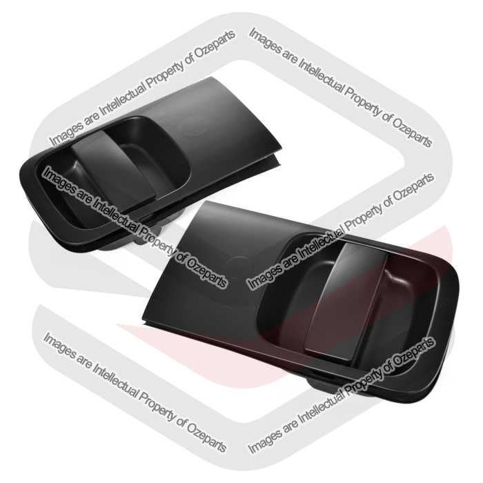 Door Handle Outer (Matte Black)  SLIDING (Set LH+RH)