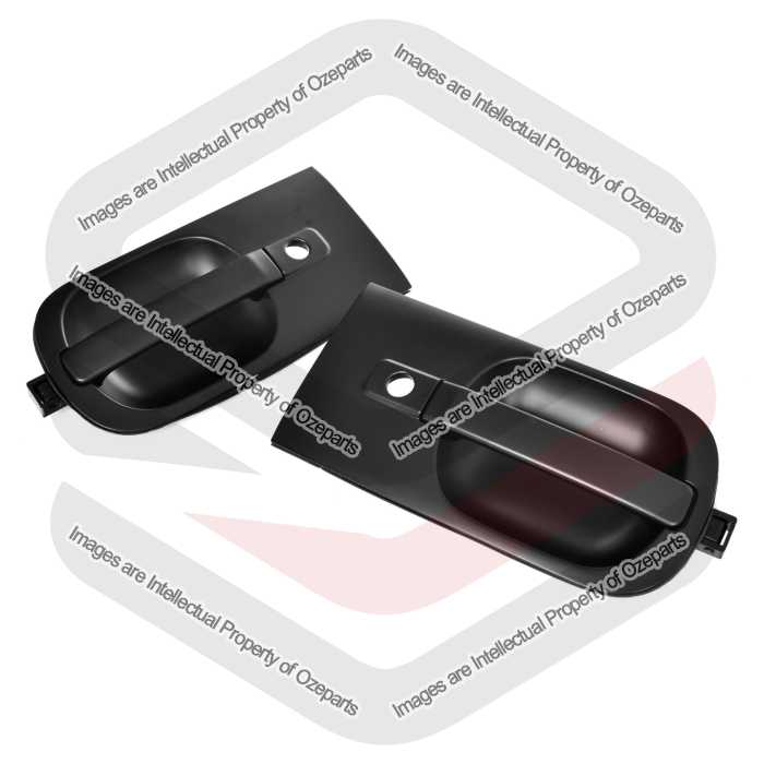 Door Handle Outer (Matte Black)  FRONT (Set LH+RH)