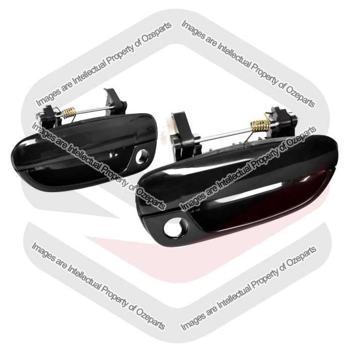 Door Handle Outer (Black)  Front (Set LH+RH)