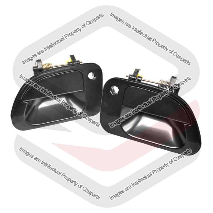 Door Handle Outer (Gloss Black)  FRONT (SET LH+RH)