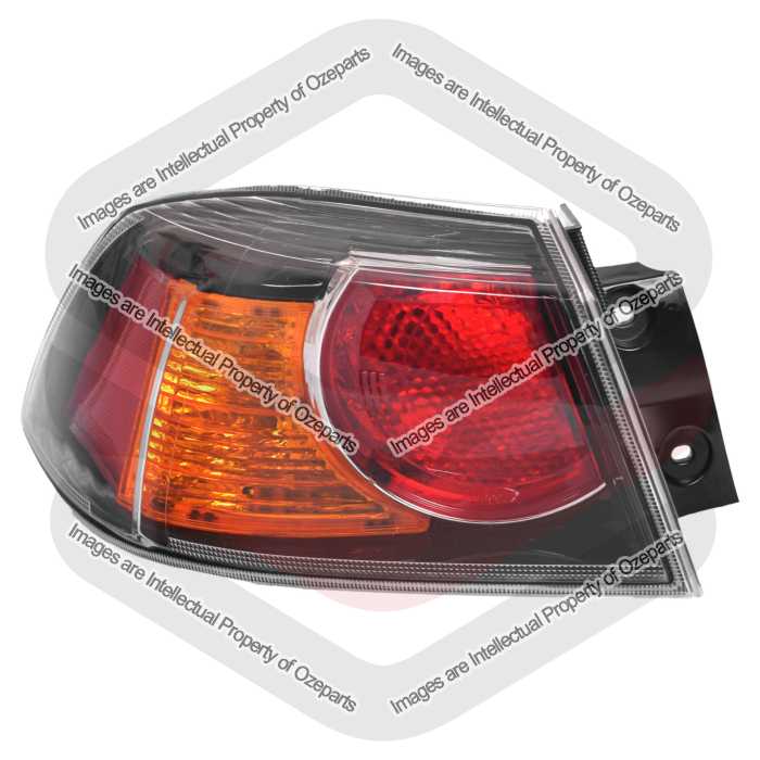 Tail Light  AM (Black) Sedan