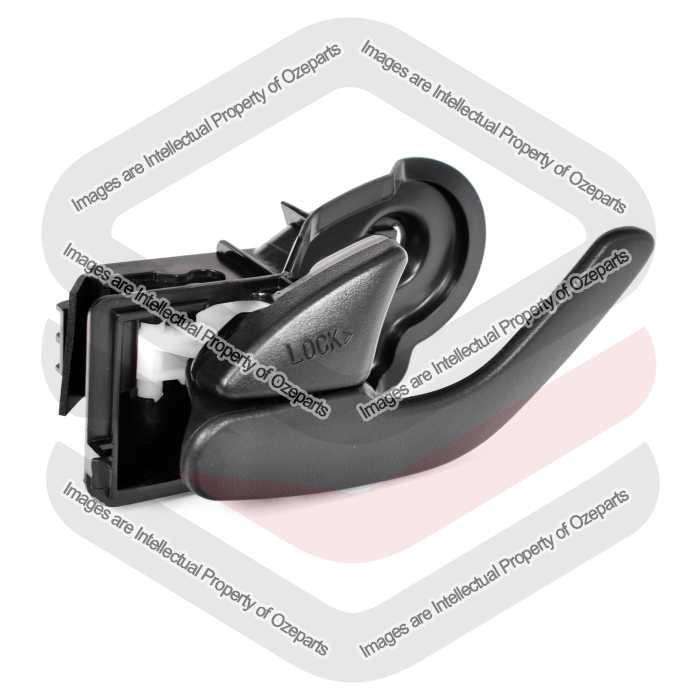 Door Handle Inner (Black)  LH Front or LH Rear