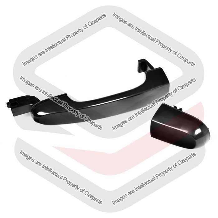 Door Handle Outer  Rear (Smooth Black)