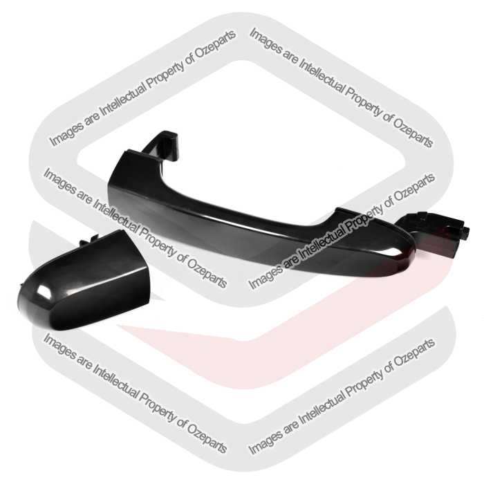 Door Handle Outer  Rear (Smooth Black)