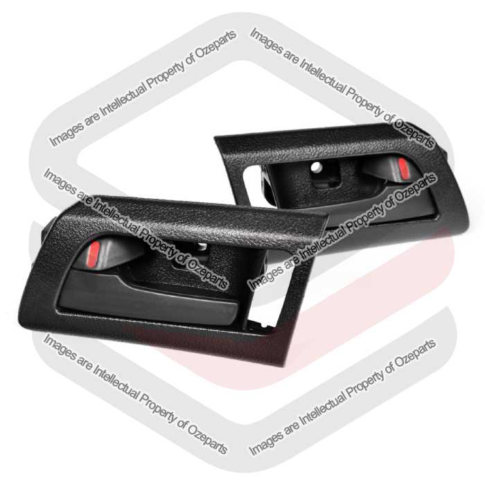 Door Handle Inner   Rear (All Black) (SET LH+RH)