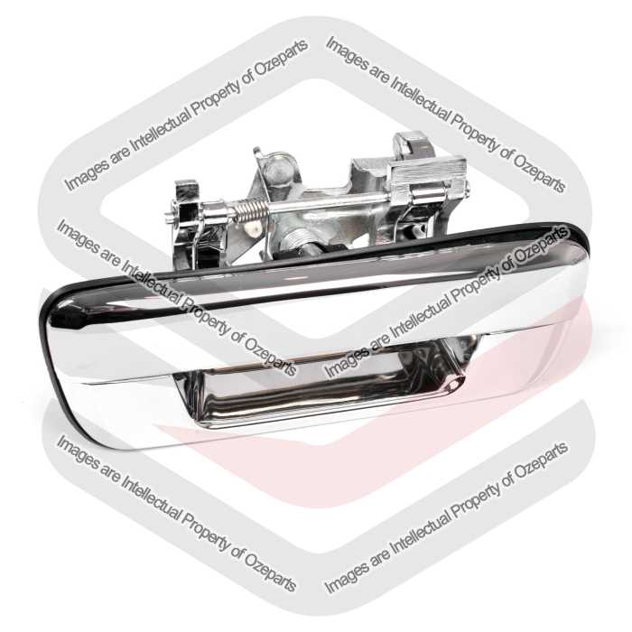 TailGate Handle (Chrome) No Key Hole