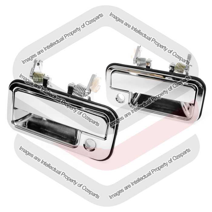 Door Handle Outer  Front (Chrome) (Set LH+RH)