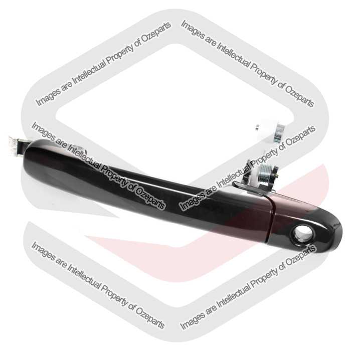 Ozeparts Fits Honda CRV CR-V RD 2002~2006 Suv | REAR Outer Tailgate Tail gate Door Handle With Key Hole (Smooth Black) | 1 Unit