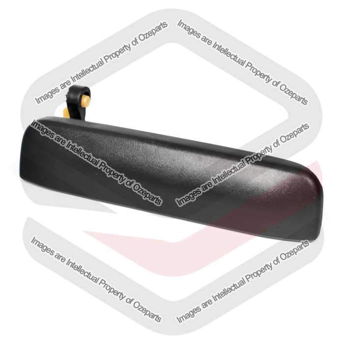 Door Handle Outer (Black)   RHF=RHR