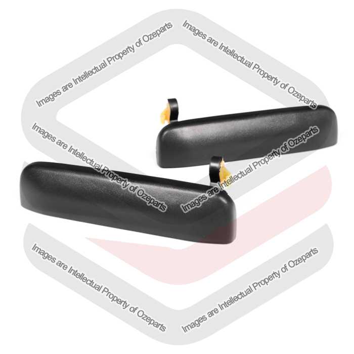 Door Handle Outer (Black)  Front or REAR (SET LH+RH)