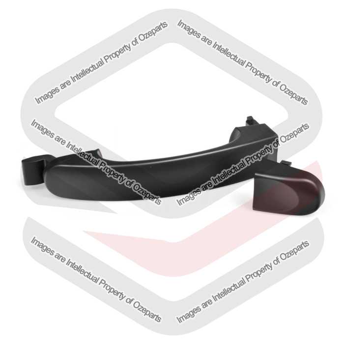 LH Left FRONT Outer Door Handle Black No Key For VW Transporter / Caddy / Carave