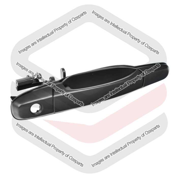 Door Handle Outer (Black)  Front (With Key Hole)