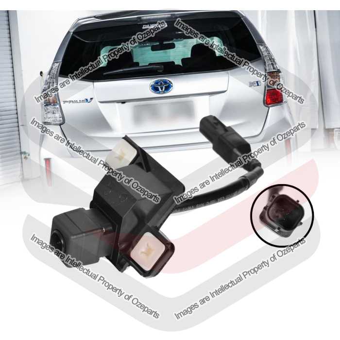 Back Up Rear View Tailgate Reverse Camera For Toyota Prius V ZVW40 2012~2015
