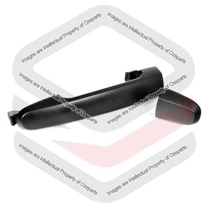 Door Handle Outer (Texture Black)  Rear