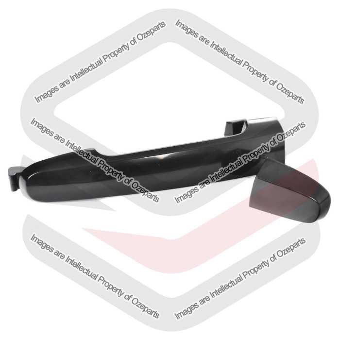 Door Handle Outer (Smooth Black)  Rear