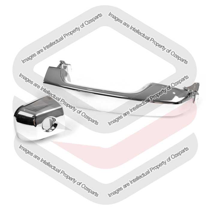 Door Handle Outer  FRONT (Chrome)  (With Key Hole)